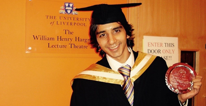 Young alumni Rushi Mehta