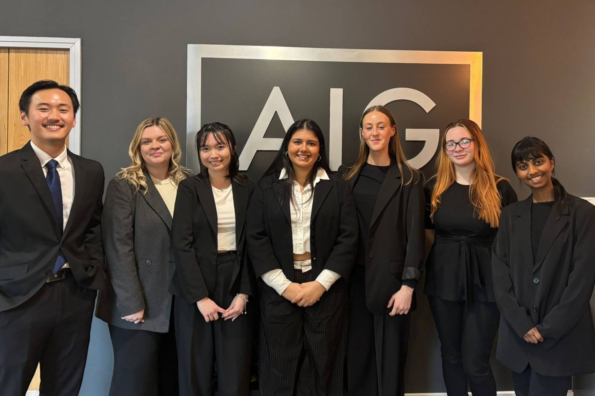 A group picture of the Enactus Liverpool team celebrating their success of earning Top 20 spot at the National Pitch Competition