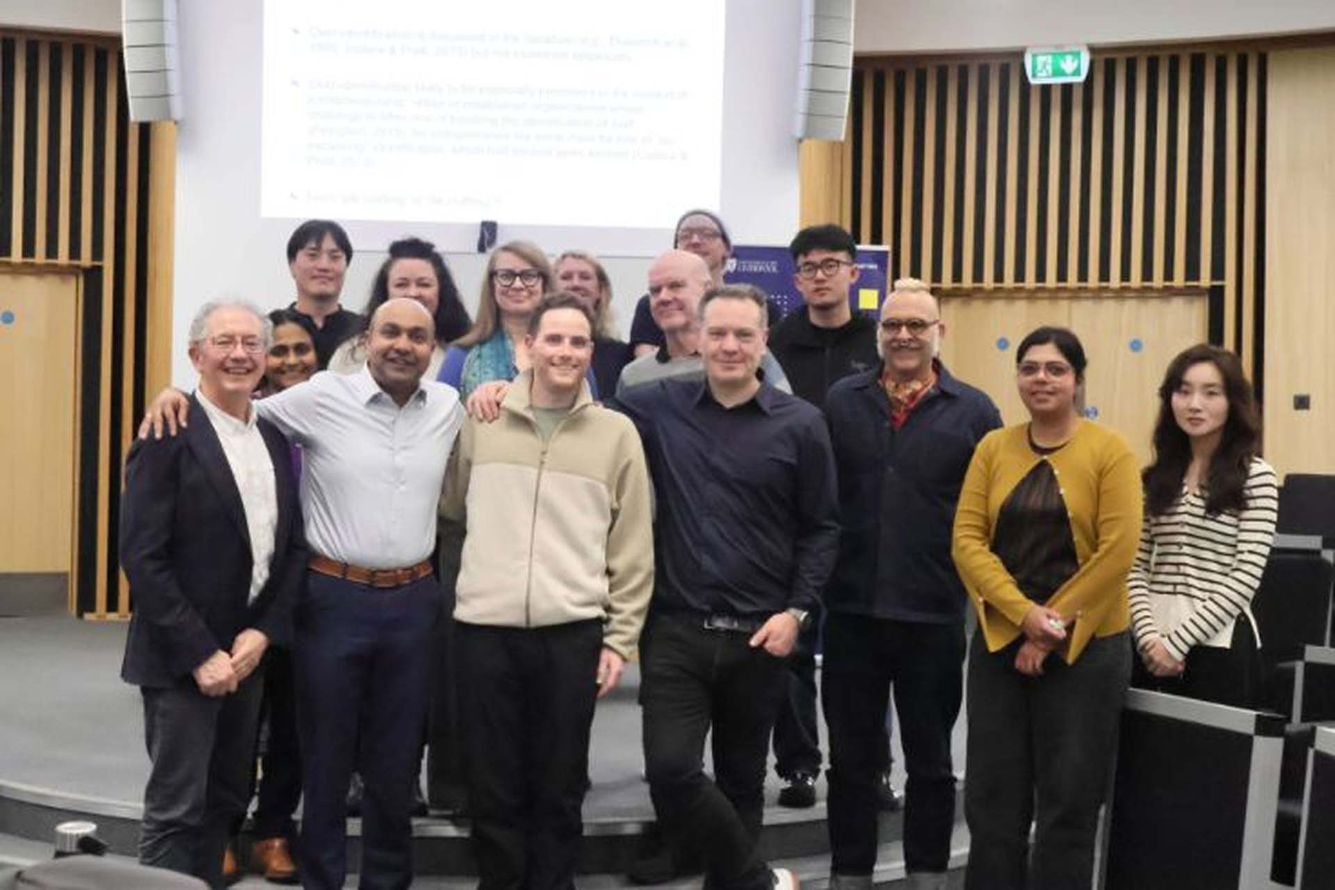 Group shot with Paul Tracey