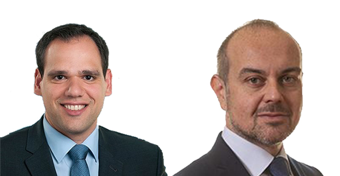 Professor Nick Papageorgiadis and Professor Wolfgang Sofka