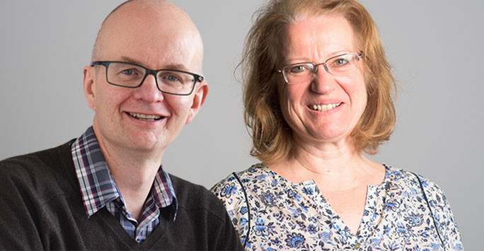 Dr Paul Ellwood and Dr Clare Rigg