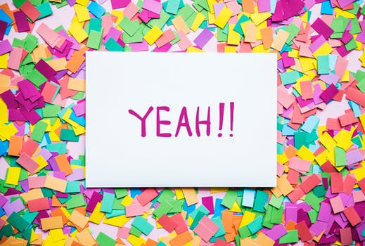Image of confetti