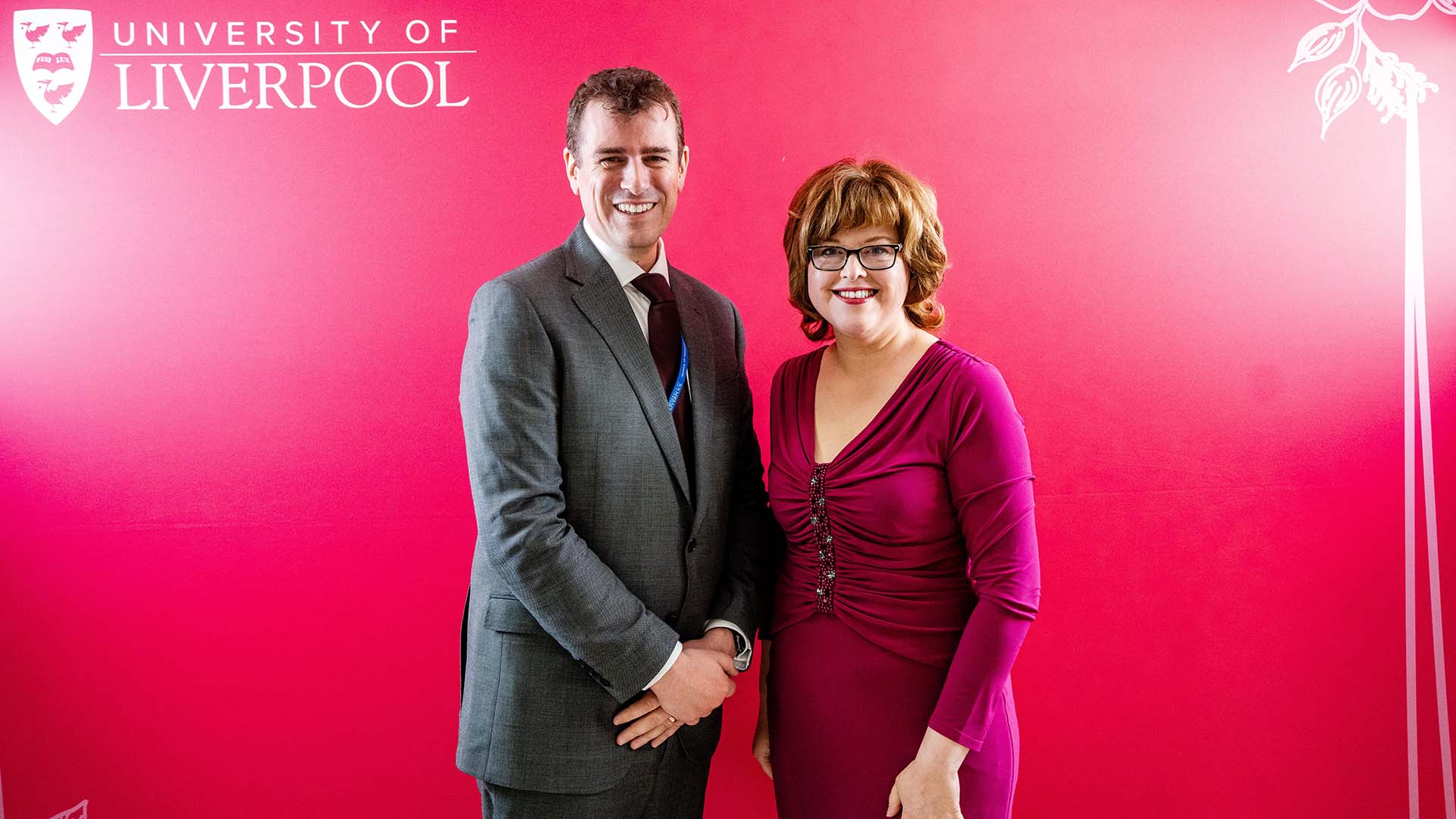 the former and current Deans of the School of Medicine