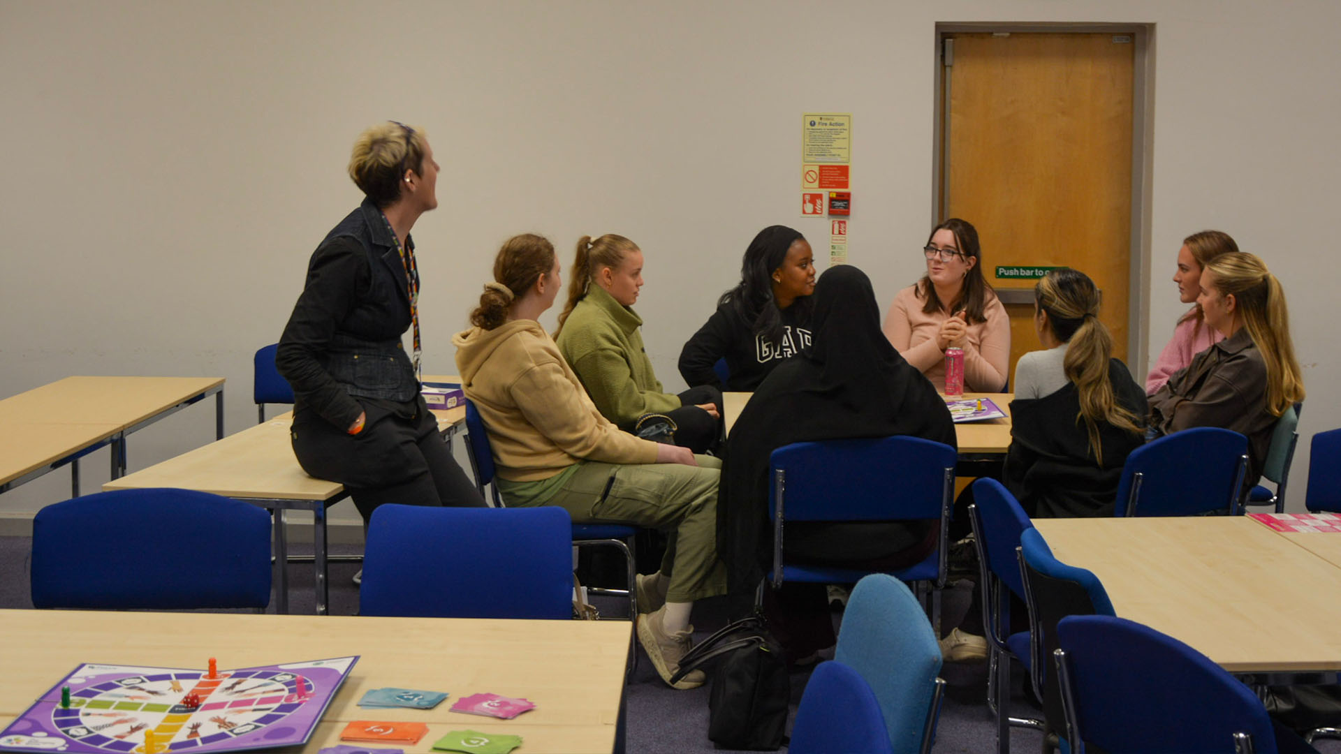 attendees and facilitators at one of the conference workshops