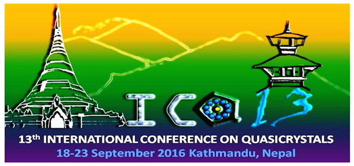 ICQ13 18-23 September 2016