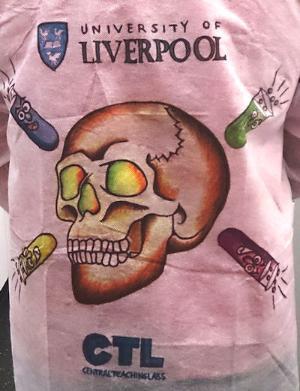 Raft race skull t-shirt