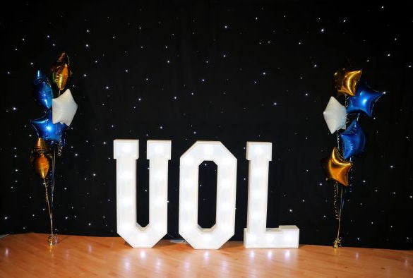 Winter Graduation UOL light up sign display