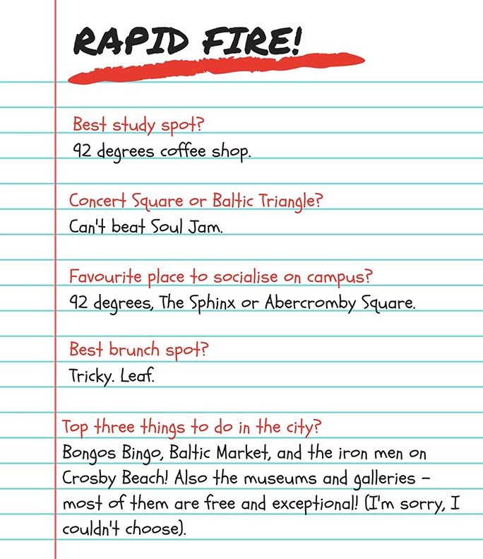 Rapid fire questions for Madelyn Walsh