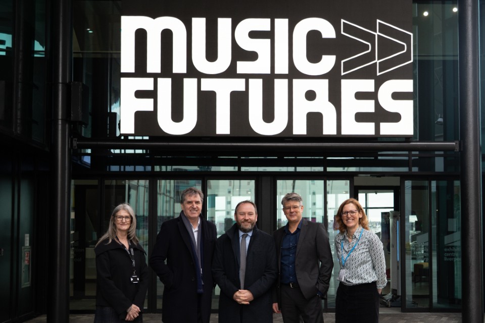Music Futures staff with Steve Rotherham
