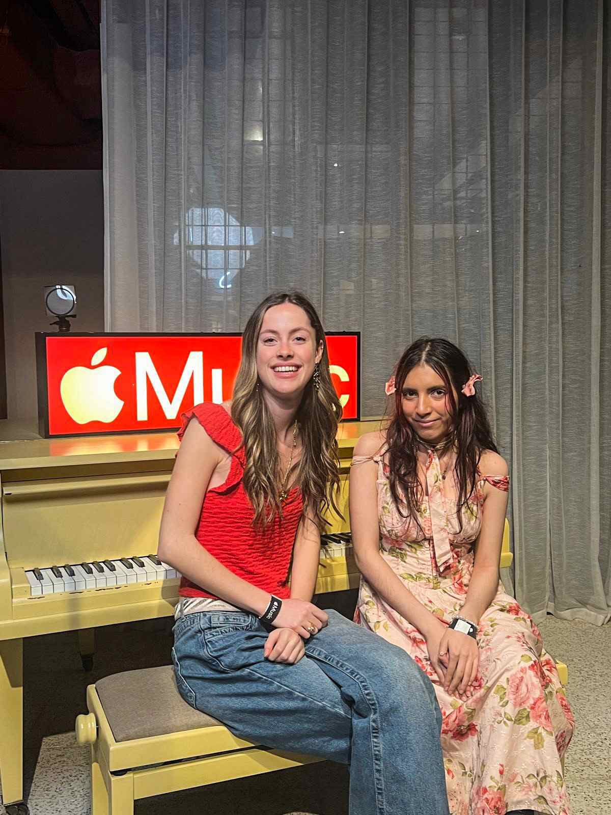 Lowri and Josie at Apple Music