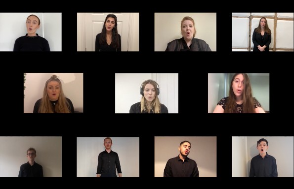 You'll Never Walk Alone performed by the University of Liverpool Chamber Choir