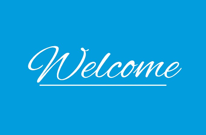 Welcome message