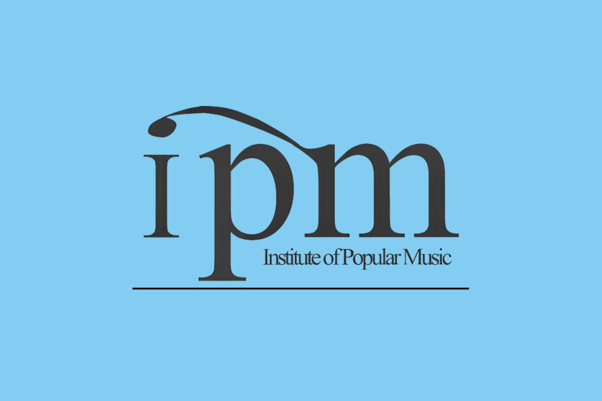 IPM logo on blue background