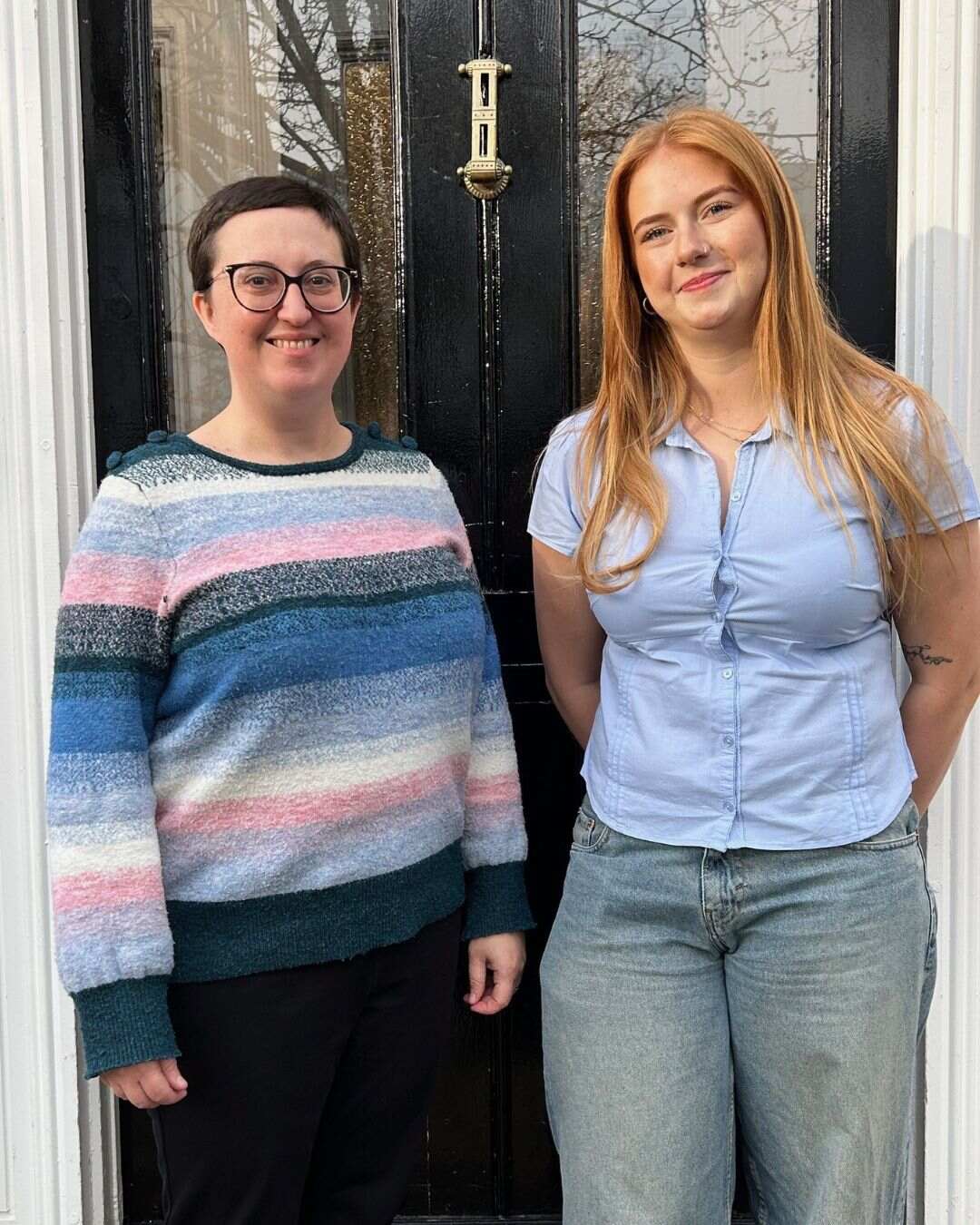 Rushworth Scholarship winner Alice MacDonald pictured with Professor Lisa Colton, Head of the Department of Music.