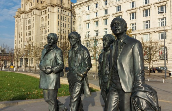 The Beatles statue