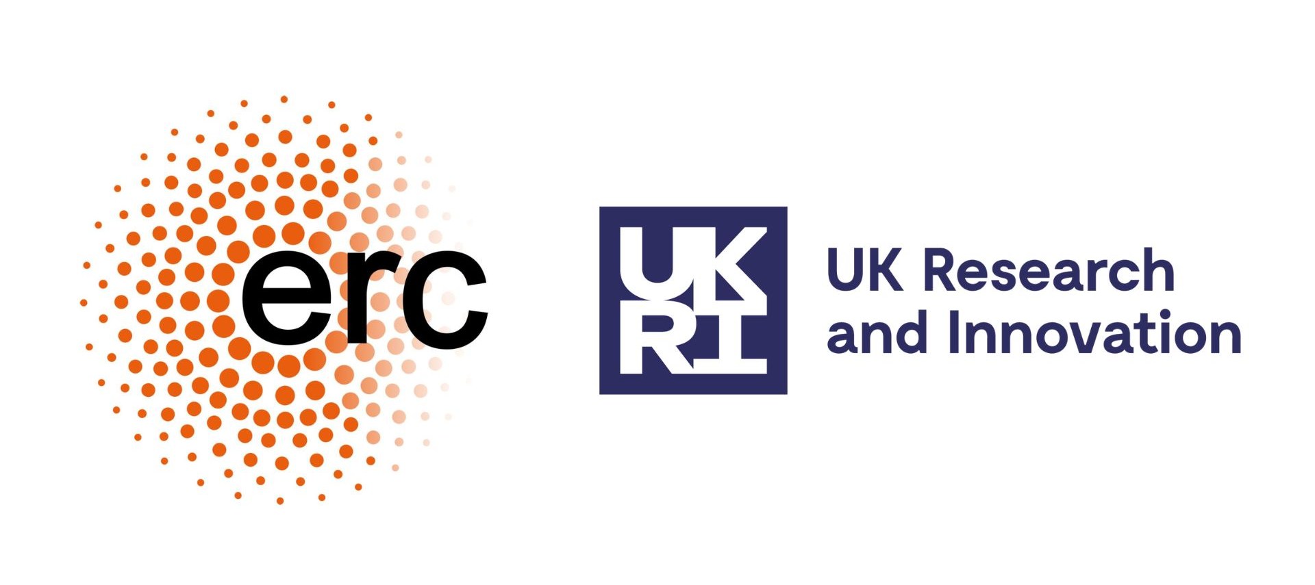 ERC and UKRI logos