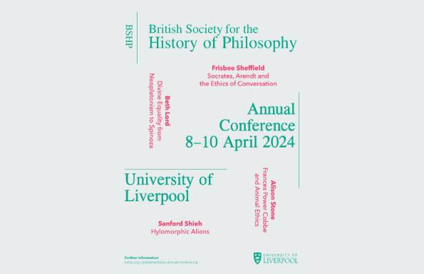 British Society for the History of Philosophy Annual Conference 2024