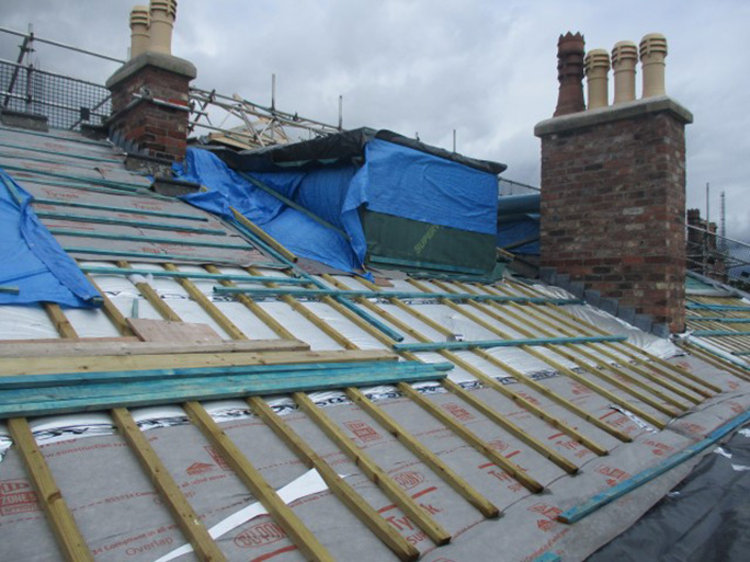 19-23 Abercromby Square roof restoration