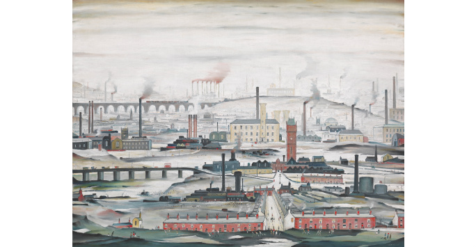 L.S. Lowry, Industrial Landscape 1955