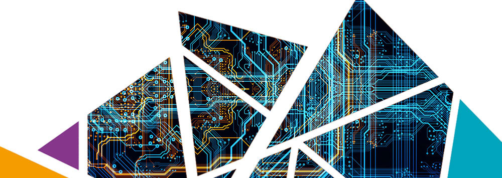 Circuit board abstract image