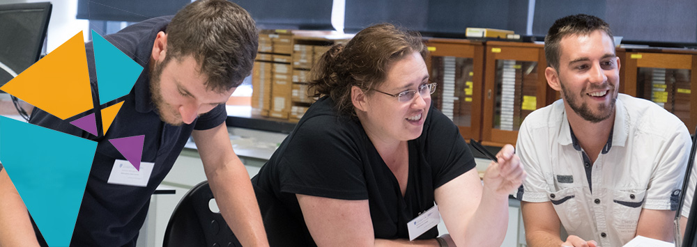 A level Geology teachers on course