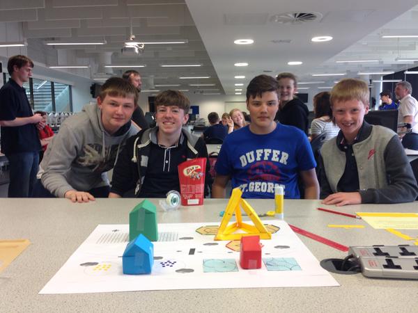 A group of year nine students attending a STEM Taster Day