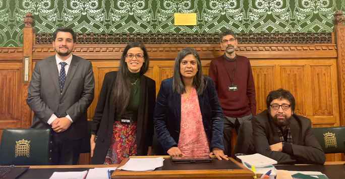 Dr Najib at the House of Commons with other prominent voices on Islamophobia