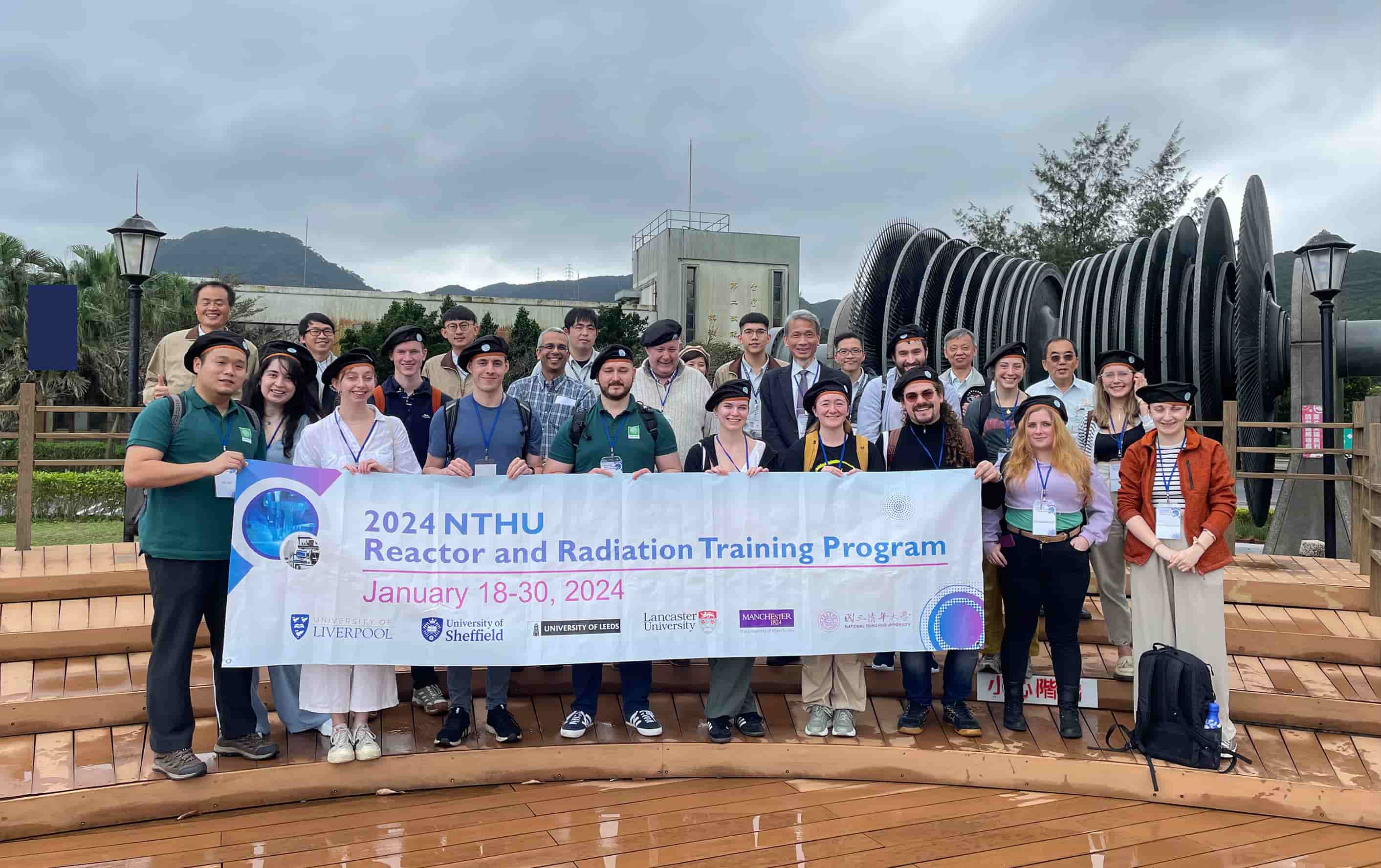 A group photo featuring all members of 2024 NTHU Radiation Training Programme