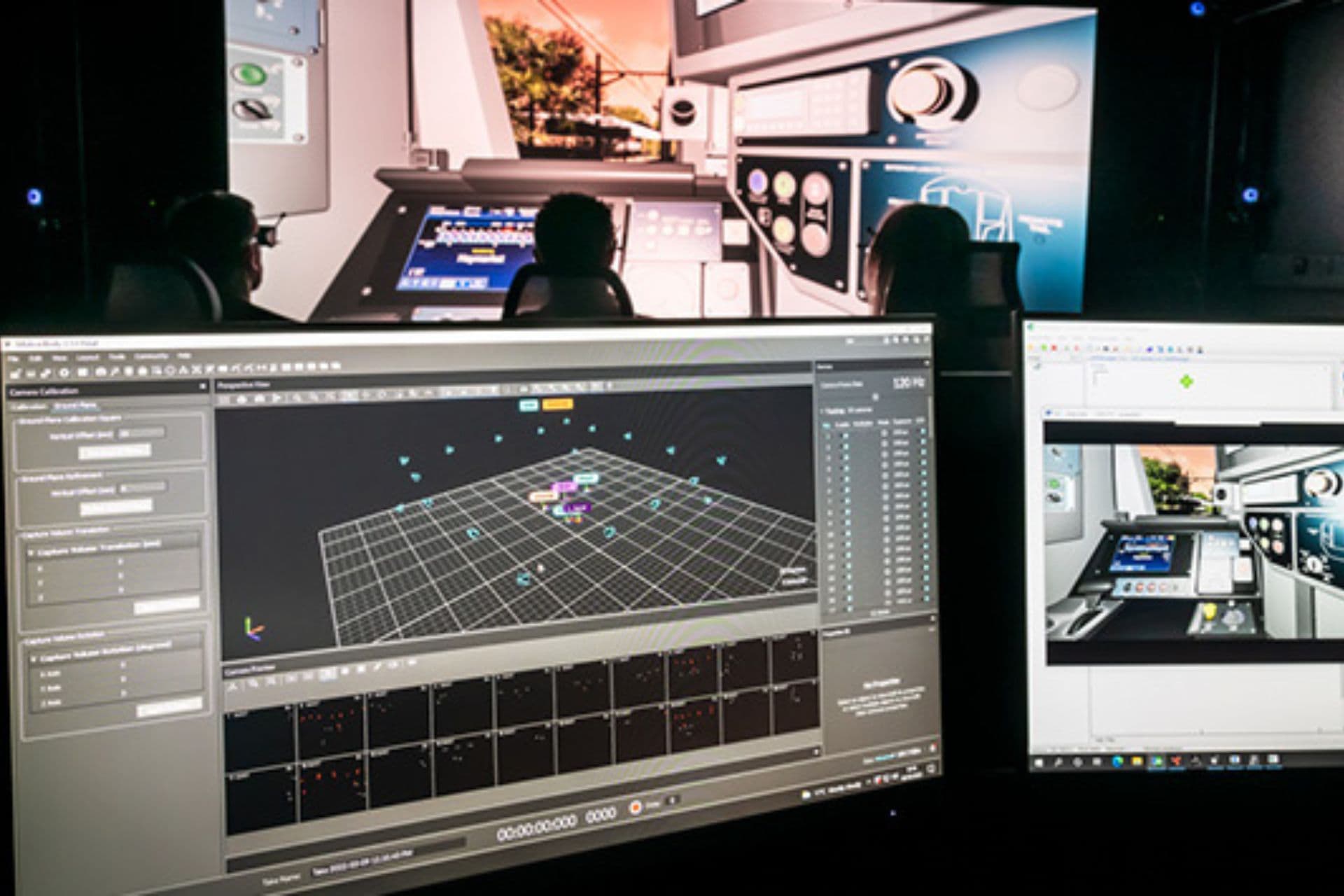 Screens that show lab work