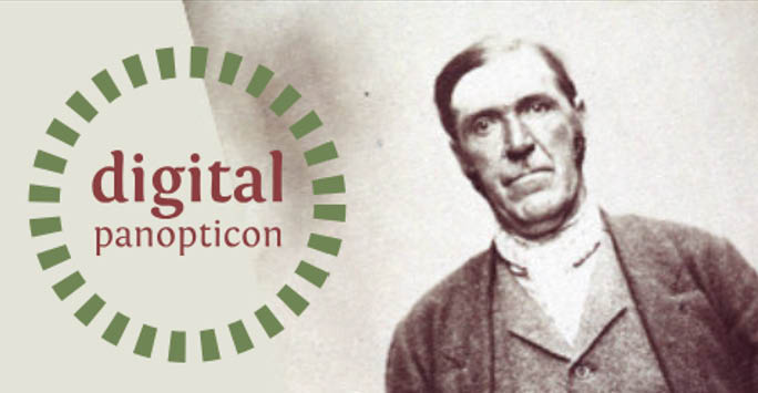 Digital Panopticon logo with an image of an man.