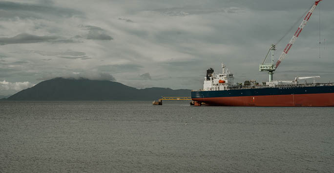 Boat on the water.