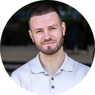 Jacob Astley profile photograph with a circular crop