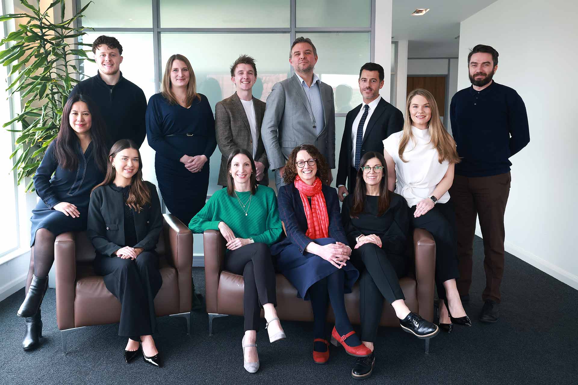 A group photo of some of the International recruitment team at The University of Liverpool.