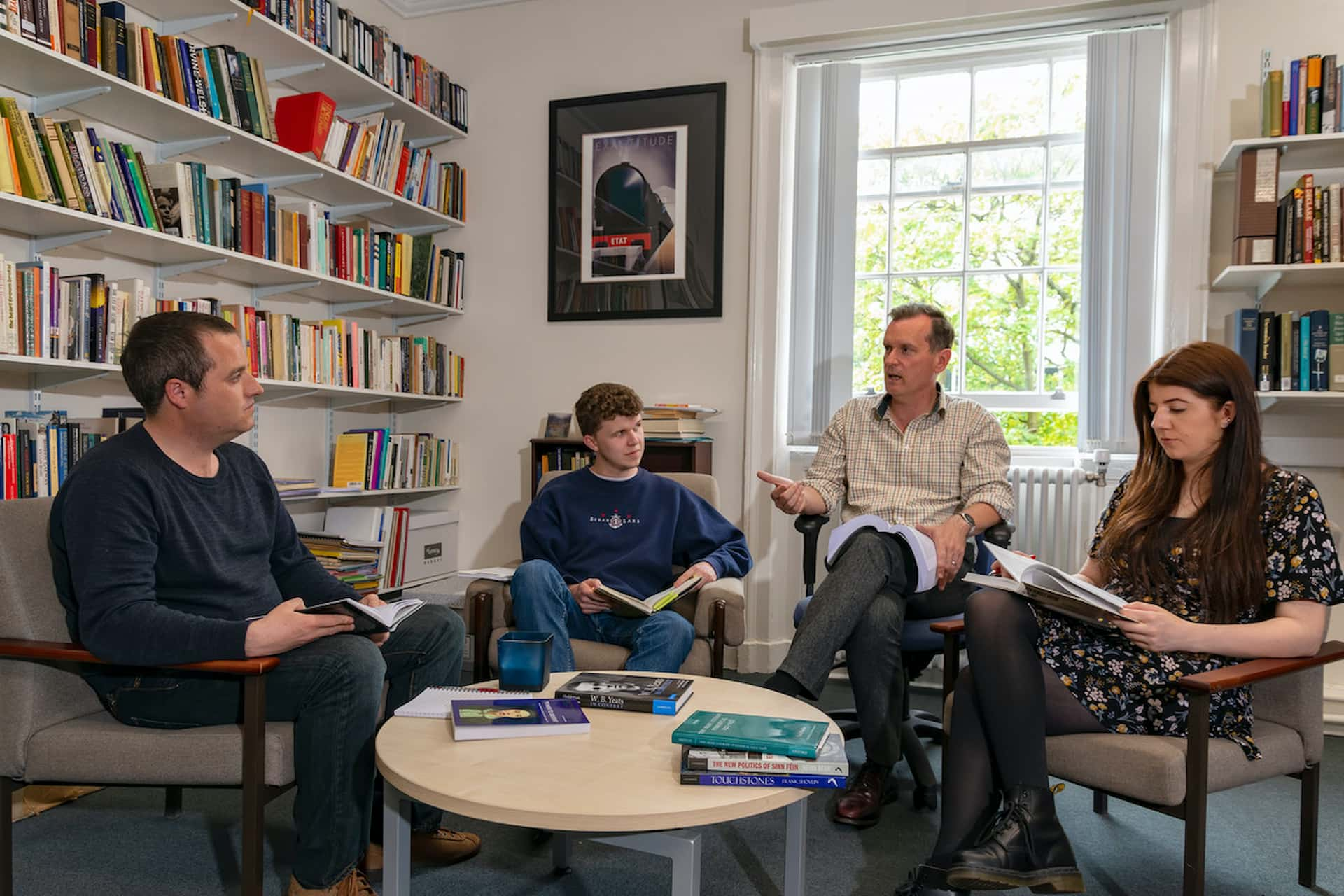 Irish Studies students in classroom