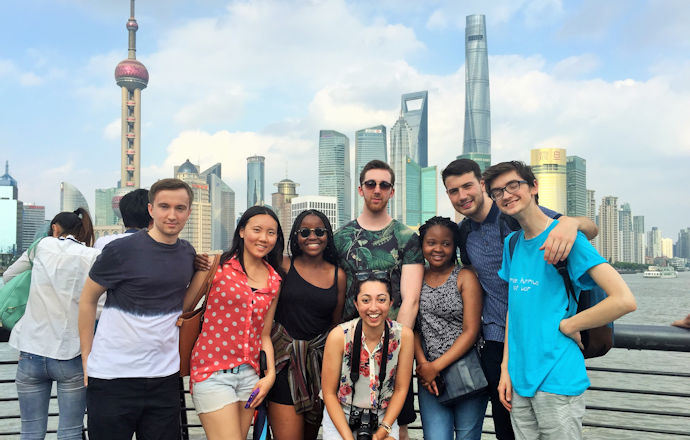 Photo of students taking part in an excursion as part of XJTLU's Summer School