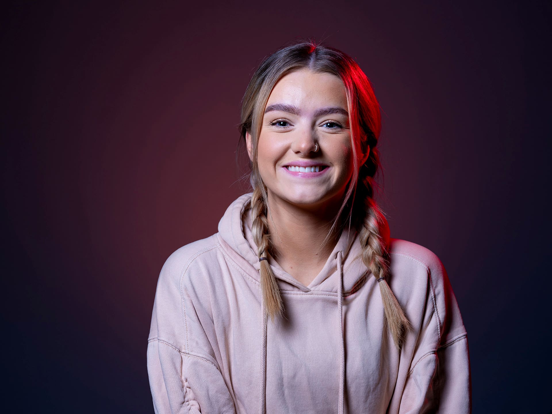 Image of a female student smiling.