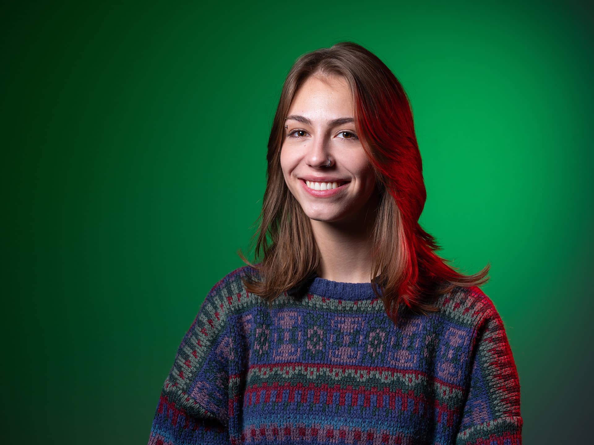 Image of a female student smiling.