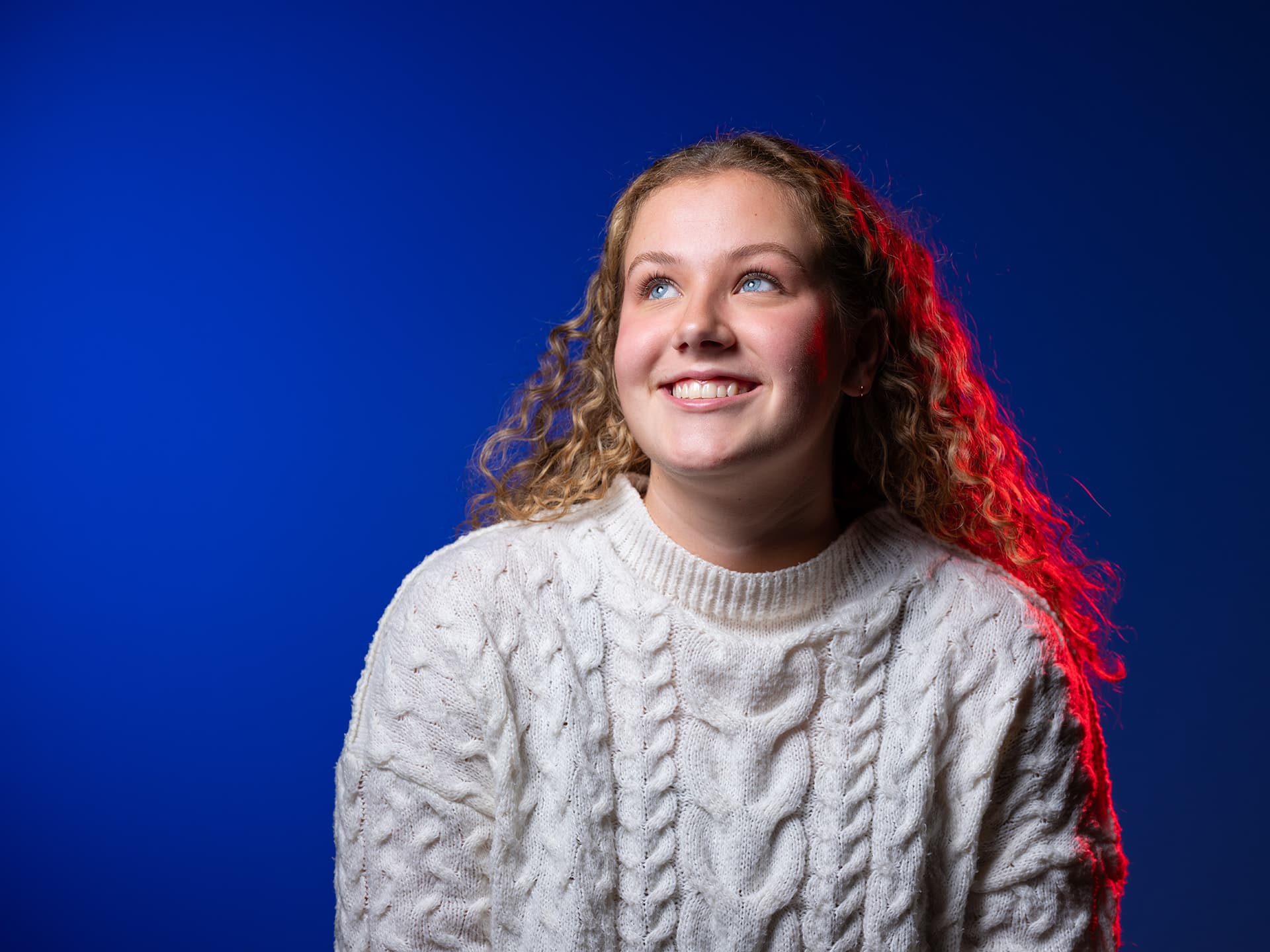 Image of a female student smiling.