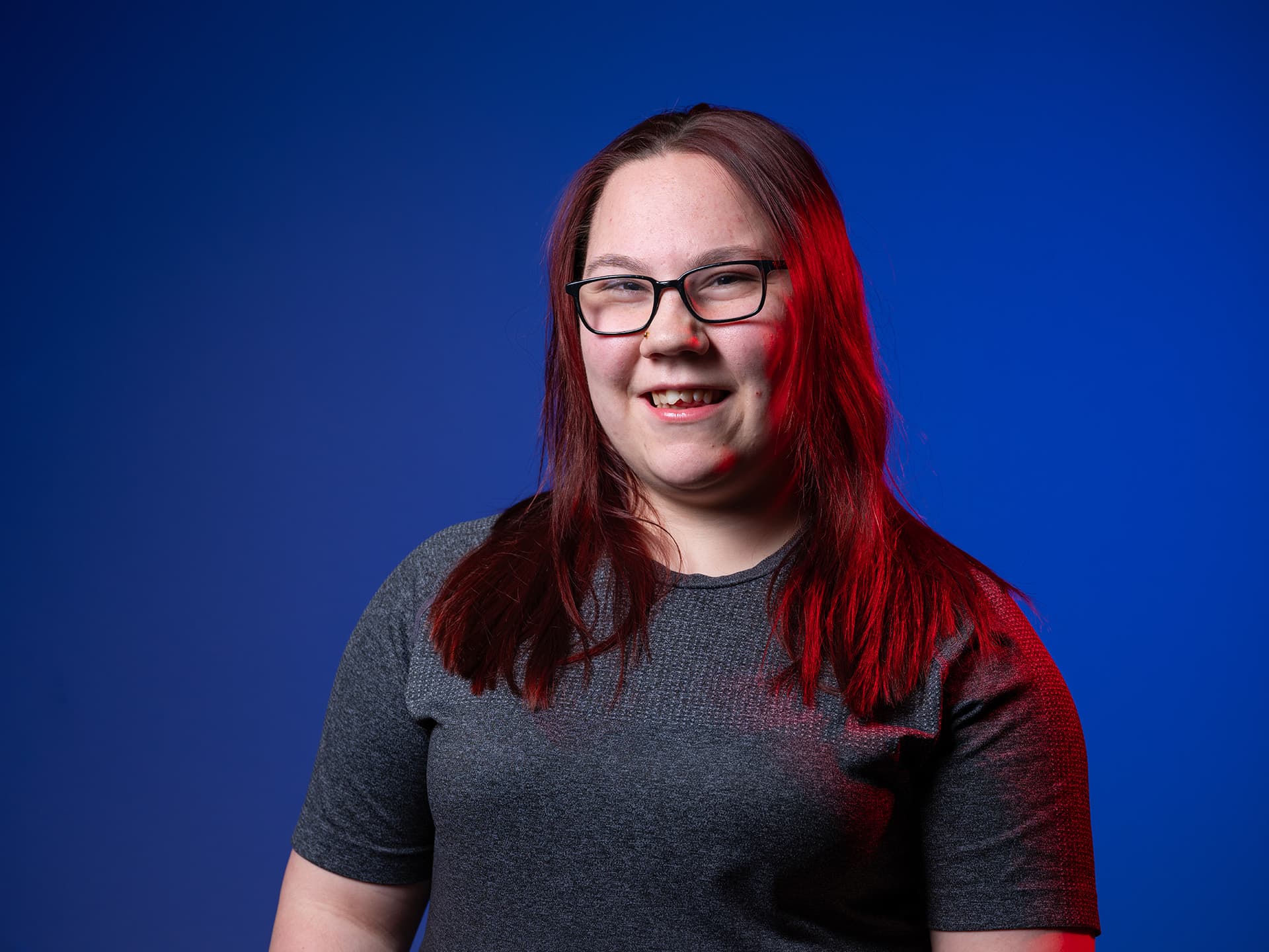 Image of a female student smiling.