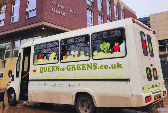 Queen of Greens bus stops here!