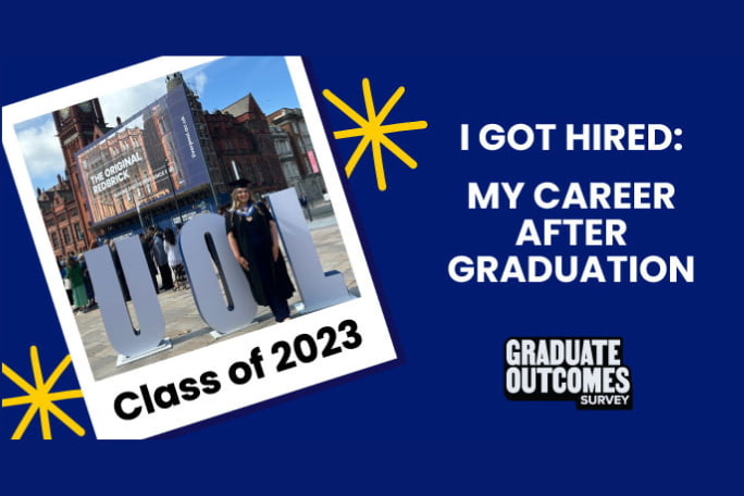 Photo of Lauren Hughes with the text: 