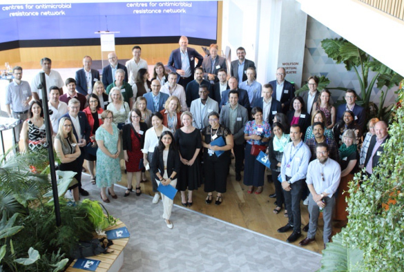 Group photo of attendees from the CAMO-Net event in Liverpool in June 2023