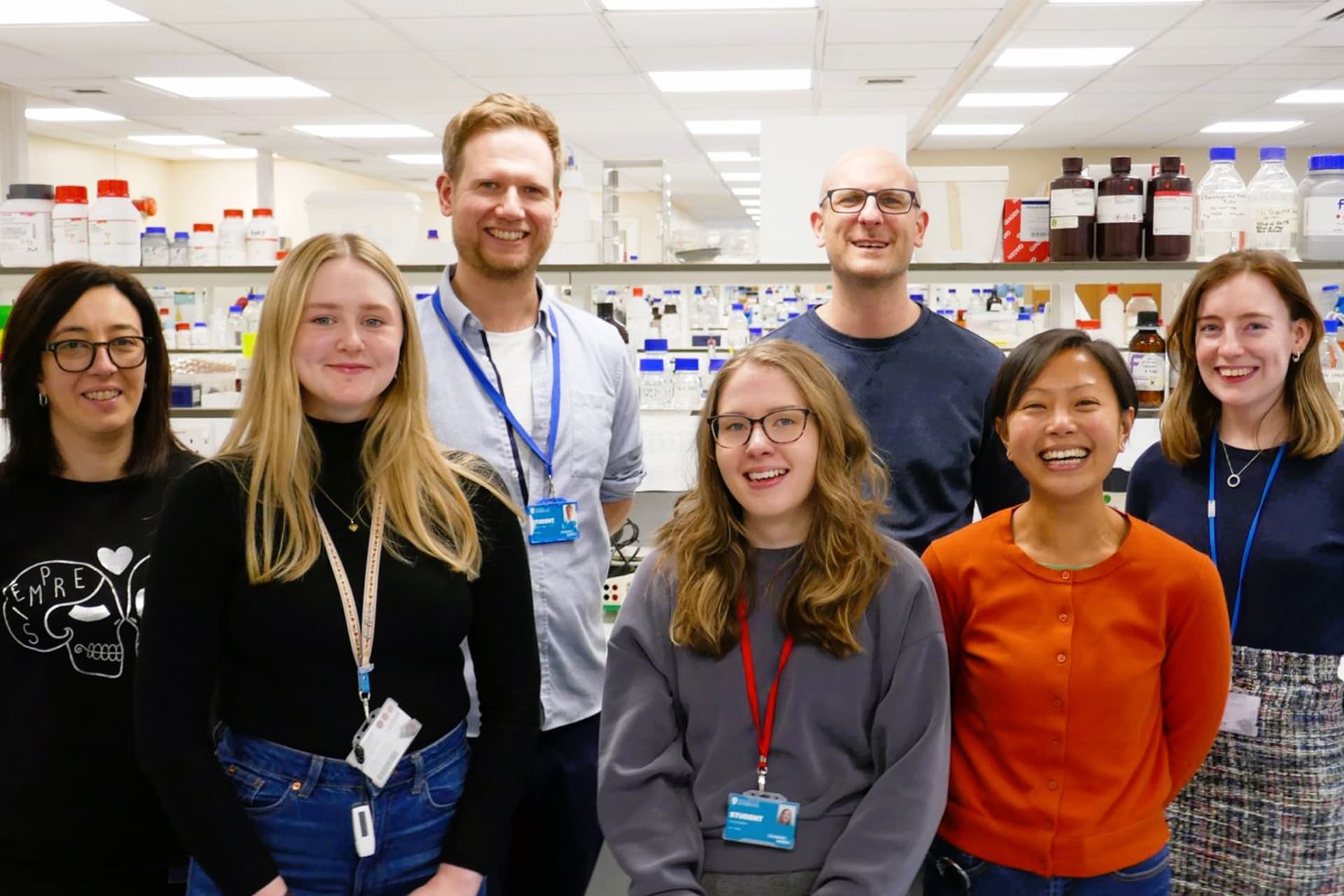 The Stress Response Team in the lab