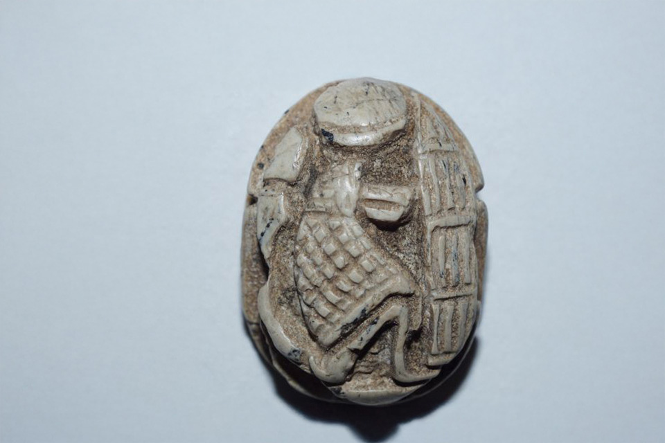 Stone scarab