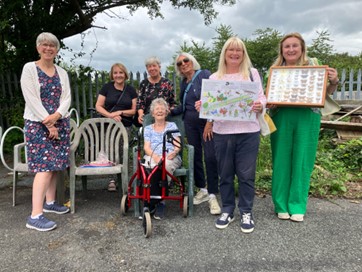 Women's Club members at New Ferry Butterfly Park