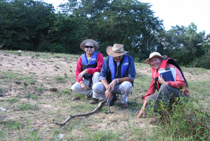 Professor Janet Hooke visiting Brazil