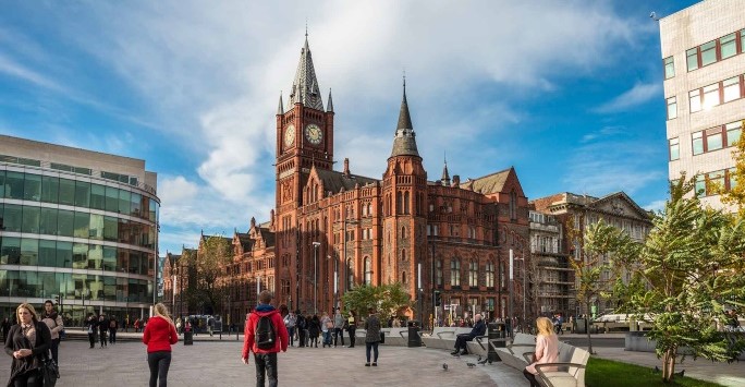 Photograph of the VGM and University Square