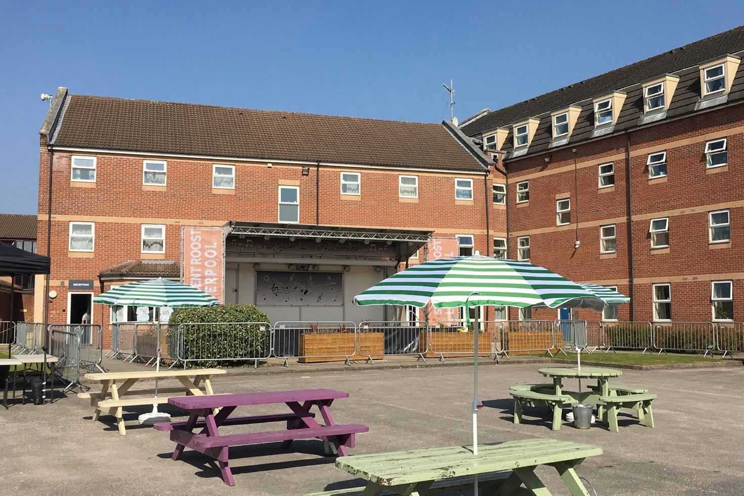 Exterior of Myrtle Court accommodation