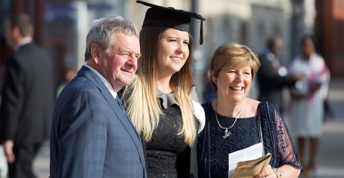 Parents at graduation