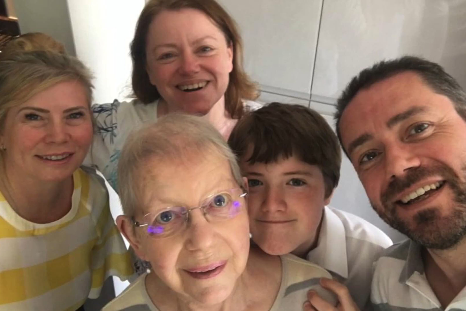 Image of the family of a body donor